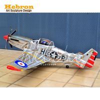 Modèle d'avion classique grandeur nature personnalisable en gros, modèle décoratif en métal pour intérieur et extérieur