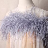 Plume d'autruche Boa pour la maison fête mariage décor de noël bricolage artisanat vêtements Costume danse robe Cosplay accessoire