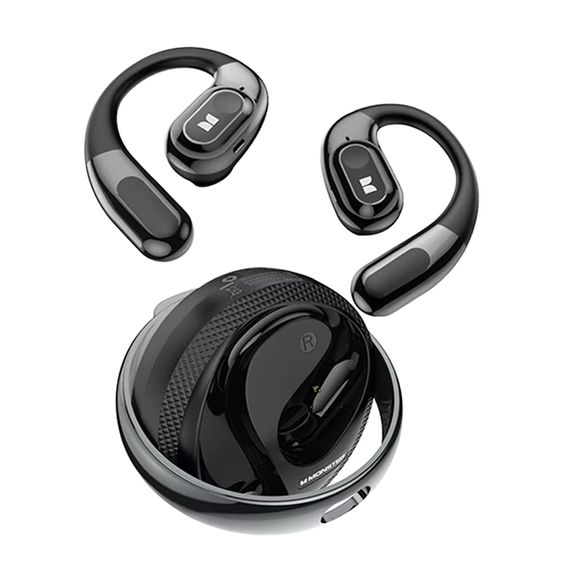 Monster Open Ear AC330 Open Ear Earphone Noise-Cancelling Bluetooth Earphone Bluetooth 5.4 Wireless Earphone IPX5 Waterproof