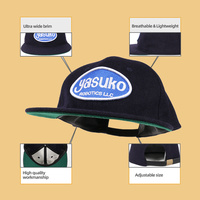 Topi bisbol polos tidak terstruktur untuk ayah bordir Logo kustom Suede, topi Snapback dengan tagihan datar