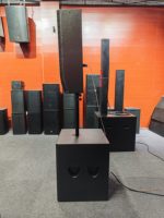 Système de sonorisation professionnel pour l'intérieur et l'extérieur, haut-parleur professionnel de 6 pouces + 15 pouces pour DJ, fête, scène