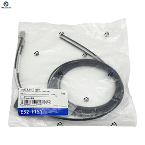 Sonde à fibre optique en plastique E32-T15Y de haute qualité à vision latérale plate, faisceau de lumière traversant, garantie 1 an - Product Image 1