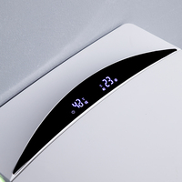 Toilette intelligente filigrane pour salle de bains avec bidet intelligent ouverture/fermeture automatique couvercle et avec bidet siège de toilette chauffant intégré blanc