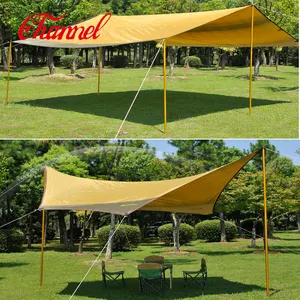 Customized Collapsible Aluminum Tarp Tent Poles For Camping And Hiking