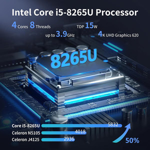 Carte mère NAS CWWK i5-8265U M11 <span class=keywords><strong>8</strong></span> baies double LAN 2.5GbE I226V <span class=keywords><strong>2x</strong></span> NVMe Mini ITX PC PCIe3.0x2 4xPCIe DDR4 - Product Image 2