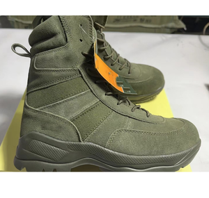 Bottes de combat montantes personnalisées HBTB02 pour toutes les saisons (été, automne), disponibles en vert, noir, coyote, marron désert et plusieurs couleurs - Product Image 2