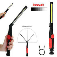 Lampe stylo portable, lampe de travail LED cob rechargeable, lampe de poche, camping en plein air