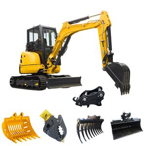 Mini Excavadora de 3 Toneladas en Oferta, Mini Excavadora Hidráulica de 3.5 Toneladas con Certificado EPA EURO5, Mini Excavadora con Cabina en Venta - Product Image 3