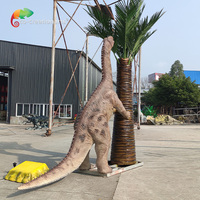 Dinosaure Shunosaurus animatronique réaliste avec mouvements authentiques pour exposition en parc à thème