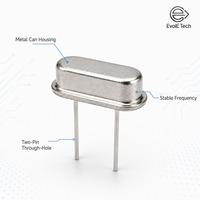 Résonateur à cristal de quartz DIP en métal EVJA8 HC-49U 4 MHz 30 pF 50 ppm