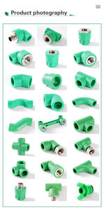 Raccords de tuyauterie allemands PPR de haute qualité Connexion <span class=keywords><strong>sans</strong></span> couture Aucune <span class=keywords><strong>fuite</strong></span> Surface lisse Verre de vue à haute pression Matériau PVC PP - Product Image 3