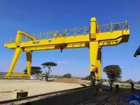 Pont roulant à double poutre pour levage industriel 32 tonnes 50 tonnes 13m Équipement d'usine