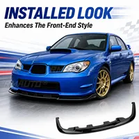 Spoiler avant 3 pièces style Impreza WRX, diffuseur de pare-chocs avant, kit carrosserie pour Subaru 2006-2007, accessoires auto
