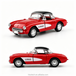 Modellino di Auto Sportiva Americana Vintage in Scala 1:32 con Logo Personalizzato, Roadster in Metallo con Retrocarica per Collezionisti Adulti dai 14 Anni in Su OEM - Product Image 1