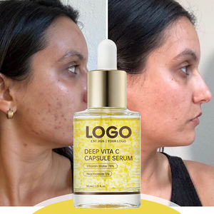 Sérum Visage Hydratant et Éclatant GUOCUI BIO TECH, Soin Coréen Naturel et Végétalien, Capsules de Vitamine C en Profondeur - Product Image 1