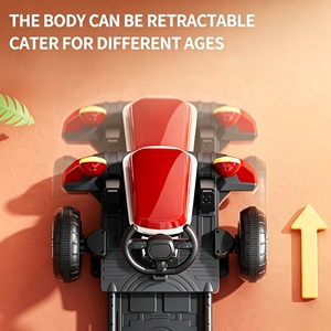 Nouveau <span class=keywords><strong>Kart</strong></span> Électrique <span class=keywords><strong>Mario</strong></span> pour Enfants, Voiture-Jouet Bébé Télécommandée, Dérapage à Petites Roues, Porteur en Plastique Durable - Product Image 2