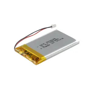 Pasokan pabrik DTP 503048 3.7v 720mah sertifikat li ion kc baterai lipo isi ulang polimer dengan PCM