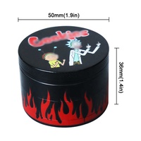 Grinder à Herbes en Alliage de Zinc, Accessoires pour Fumeurs, Grinder à Herbes Métal Personnalisé