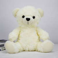Boneka Beruang Teddy Bordir Custom Pabrik, Mainan Boneka Super Lembut, Hadiah Ulang Tahun Dewasa, Dekorasi Logo, Isi Kapas PP 14+