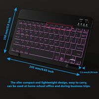keyboard nirkabel thai eng keyboard nirkabel scissor dengan lampu latar keyboard nirkabel saku untuk ponsel