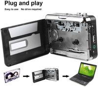 Portable Cassette à MP3 Convertisseur audio Transfert Cassettes Cassettes USB Lecteur Flash autonome Cassettes USB capture