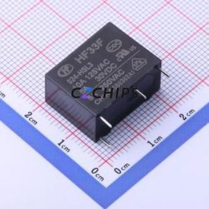 HF33F/024-HSL3 Power Relay Through hole,10.2x20.5mm 24V 1 Normally Open: 1A (SPST-Normally Open)::: 4 - Product Image 1