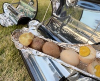 Ensemble de cuisinière solaire portable pour barbecue, four solaire idéal pour le camping et la cuisson des aliments en seulement 15 minutes
