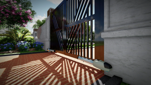 New Arrival DC 24V năng lượng mặt trời hệ thống động cơ 300kg * 2 cánh tay kép tự động <span class=keywords><strong>Swing</strong></span> cổng mở điện cổng gần hơn - Product Image 6