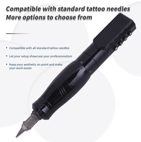 Stylo de tatouage numérique sans fil PMU avec moteur sans noyau, course réglable, aiguille à cartouche pour maquillage permanent