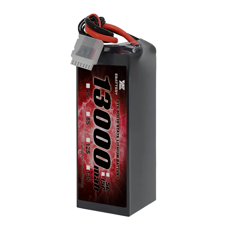 ZYE Lihv solid-state battery pack 13000mah 4s 6s 12s semi solid state battery lipo pack