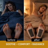Patchs Corporels Respirants au Gingembre et aux Herbes, 10 Pièces, Haute Qualité, Fonctionnalité Améliorée, Soin des Pieds Quotidien, Améliore le Sommeil