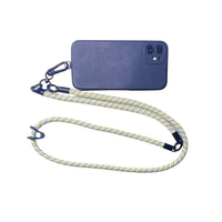 Cordon de sécurité multifonctionnel réglable/détachable 3-en-1 anti-perte pour téléphone portable, à porter en bandoulière/dos/col/poignet pour coque d'iPhone