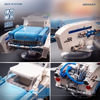 Bloques de Construcción Power Block OEM Roadster 2 en 1, Modelo de Auto Deportivo de Carreras, 506 Piezas, Bloques de Construcción DIY, Vehículo Educativo en Contenedor