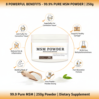 Poudre de MSM de qualité alimentaire à 99 % de pureté, supplément de santé, approvisionnement direct usine en gros