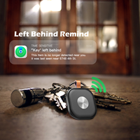 Traceur de localisation GPS pour clés de voiture iOS, dispositif anti-perte pour clés, portefeuille, cartes, sacs, avec moniteur en plastique étanche, compatible Find My