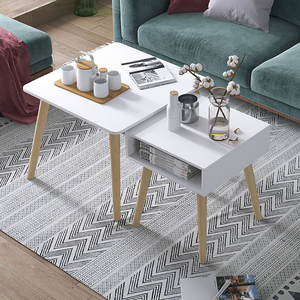 Đồ Nội Thất Phòng Khách Bàn Cà Phê Vuông Nhỏ Bàn Gỗ Nhật Bản Bàn Cuối Mesas De Centro - Product Image 5