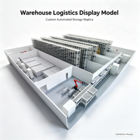 Modèle d'affichage logistique d'entrepôt intelligent