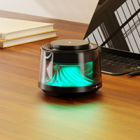 Nouveauté 2025, chargeur sans fil rapide 3 en 1 pliable 15W pour téléphone et montre, haut-parleur de bureau avec lumières multicolores