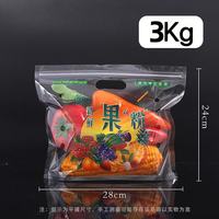 Emballage en sachet plastique transparent jetable haut de gamme, respirant et perforé, pour la conservation des fruits, universel pour les raisins