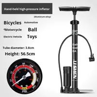 Véhicule électrique portable Hercules et pompe à air de basket-ball Mini pompe à pied Presta pour usage domestique pour le gonflage de voiture et de vélo