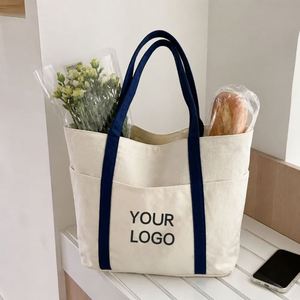 Custom Printed Cotton <b>Bag</b> Shopping <b>Laptop</b> Tote for Outdoor Picnics - Product Image 1