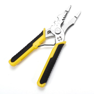Multi Functional Electrician <b>Wire</b> <b>Strippers</b> 1 In 1/2 In Serrated Jaw Stainless Steel Imperial Measurement - Product Image 4