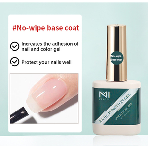 Kit de vernis gel ZRKGEL : Base et Top Coat sans résidu, pour un brillant longue durée, nécessite une <span class=keywords><strong>lampe</strong></span> <span class=keywords><strong>UV</strong></span>/LED - Product Image 6