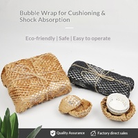 Papier d'emballage alvéolé absorbant les chocs, rembourrage en papier kraft, grille de protection, bande détachable, papier cadeau CP-01 Dongguan