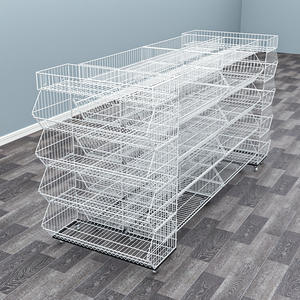 Kainice Étagère de rangement pour légumes de <span class=keywords><strong>cuisine</strong></span> à 5 niveaux de 500mm personnalisée Étagère métallique légère pour supermarché d'affichage au détail - Product Image 2