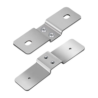 Plaque de liaison de connecteur de batterie EVE personnalisée à haute conductivité pour barre omnibus en aluminium soudée au laser et percée pour écrou de pack de batterie de véhicule électrique