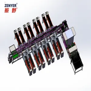 Zenyer 60000 eggs per hour grading and auto-packing machine