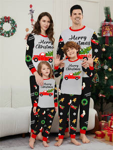 Conjunto de pijama de Navidad familiar con estampados de moda <span class=keywords><strong>para</strong></span> padres, niños, perros, familia, ropa a juego, Navidad familiar - Product Image 6