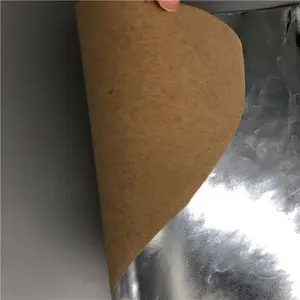 Hoja de plata de papel de aluminio de papel Kraft