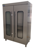 Casier de désinfection pour vêtements et chaussures en acier inoxydable 304 pour salle de tenue d'usine alimentaire, contrôle de l'hygiène